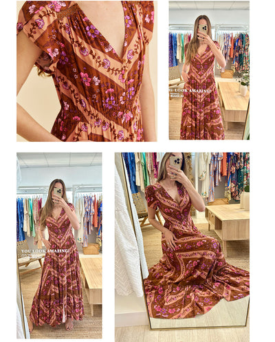 Vestido Carmen Chevron Jaase