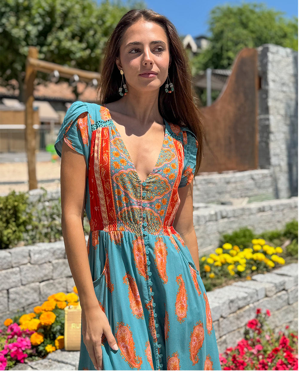 Vestido Carmen Paisley Dreams Jaase