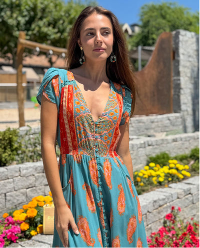 Vestido Carmen Paisley Dreams Jaase