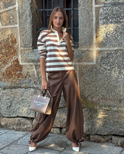 Saco de compras revermont Vermont conhaque Rue Madam Paris