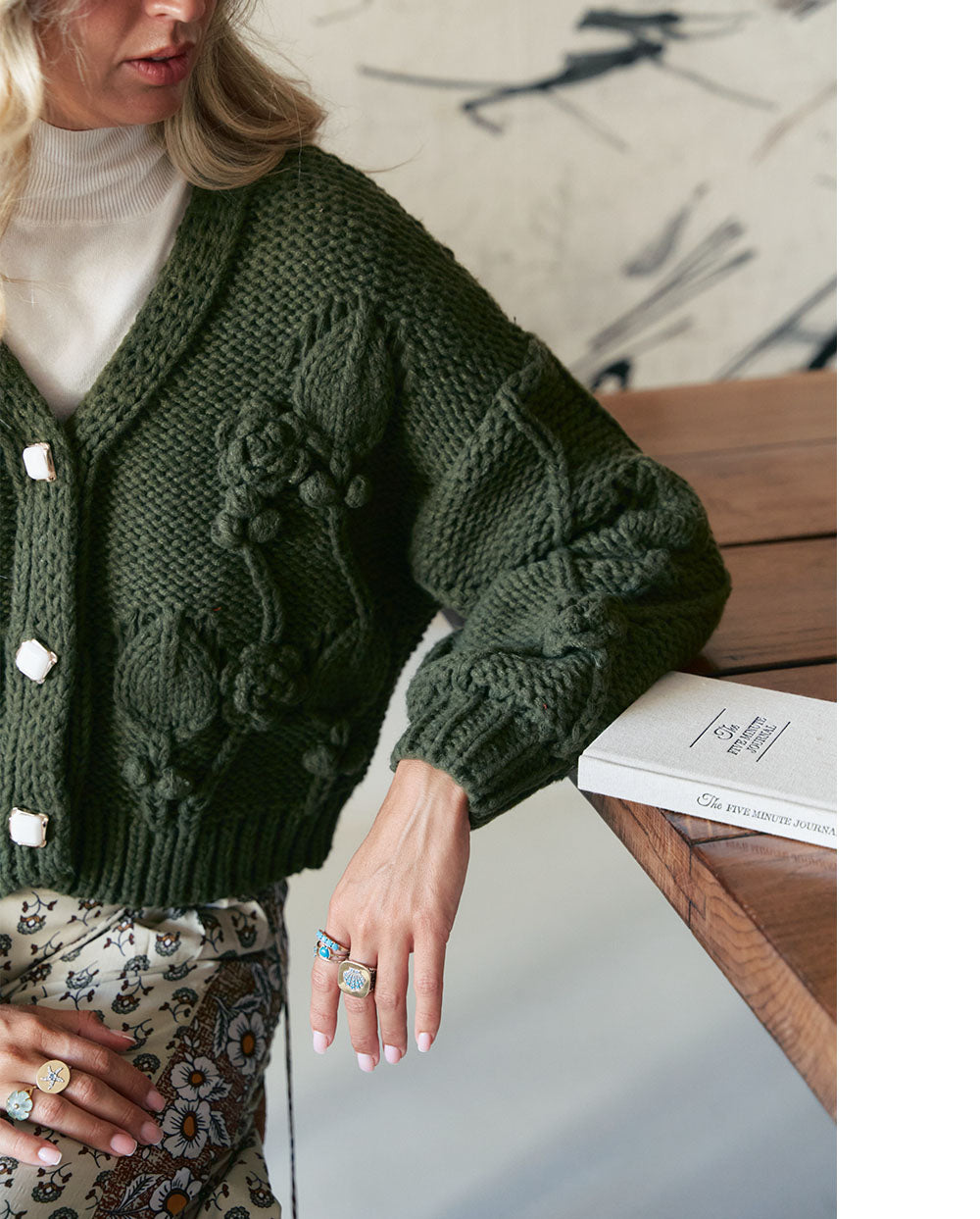 Cardigan Cozy verde Jaase