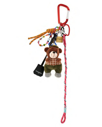 Teddy Charm llavero para bolso verde Rue Madam Paris