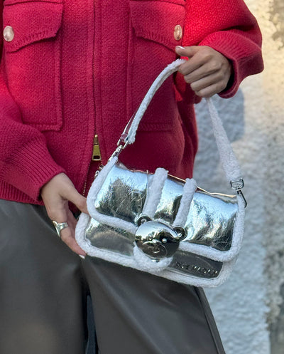 Bolso Teddy It bag plata metalizado Rue Madam Paris