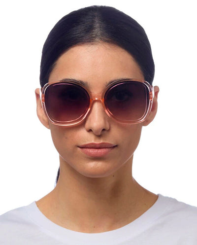 Óculos de sol rosa transparentes Anna 019 Okkia