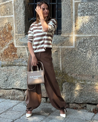 Saco de compras revermont Vermont conhaque Rue Madam Paris