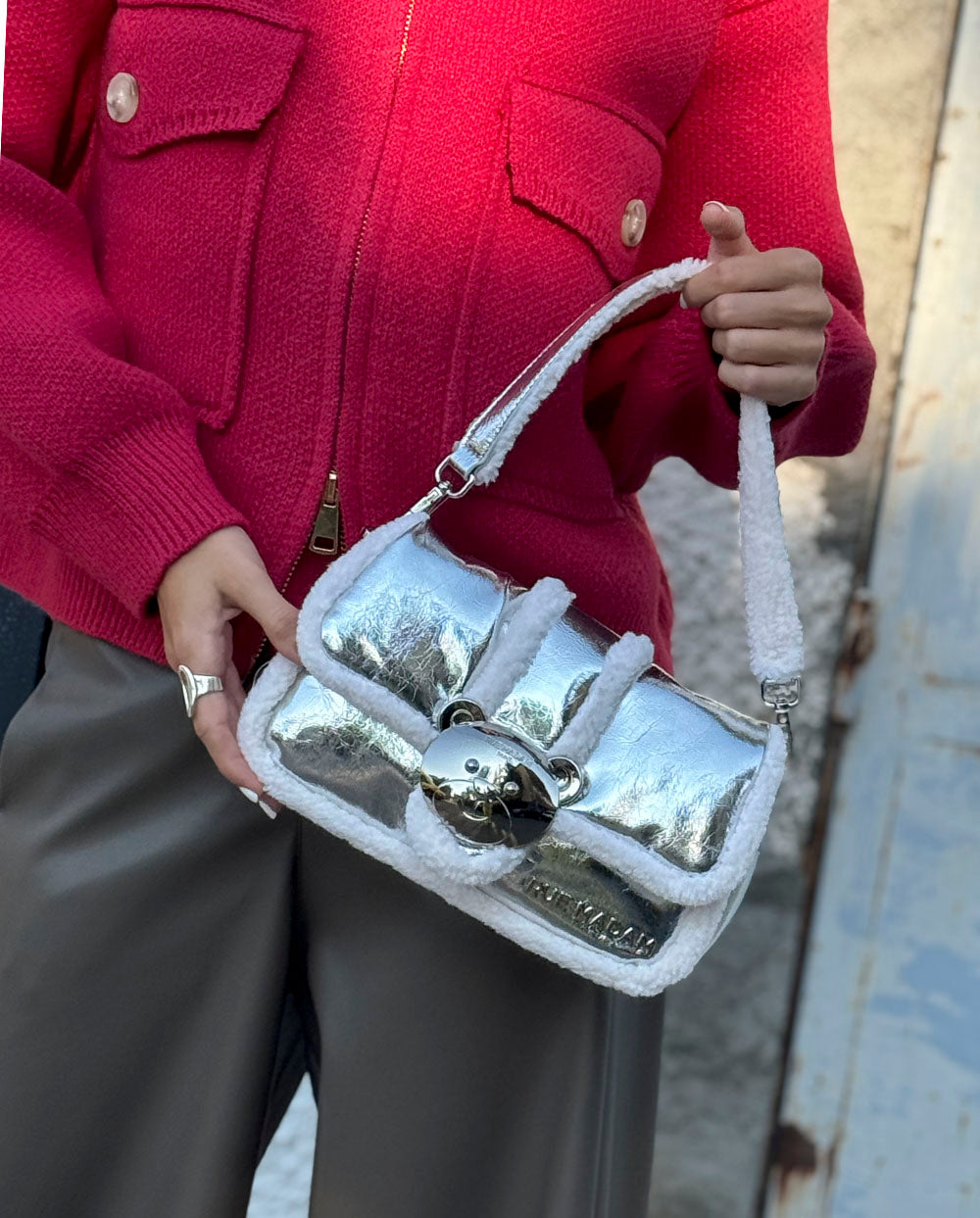 Bolso Teddy It bag plata metalizado Rue Madam Paris