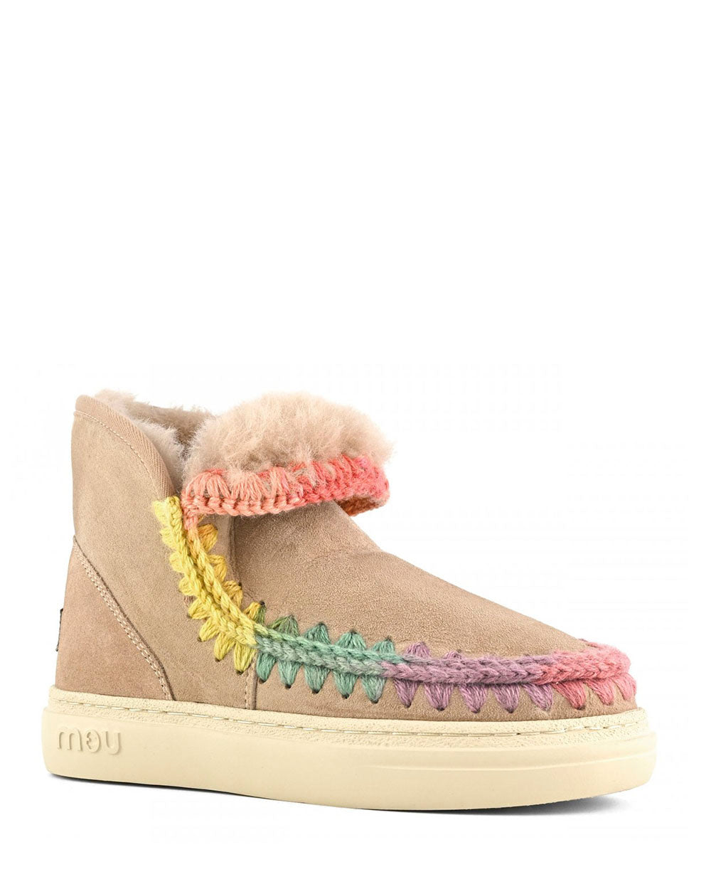 MOU Eskimo Sneaker Bold rainbow camel