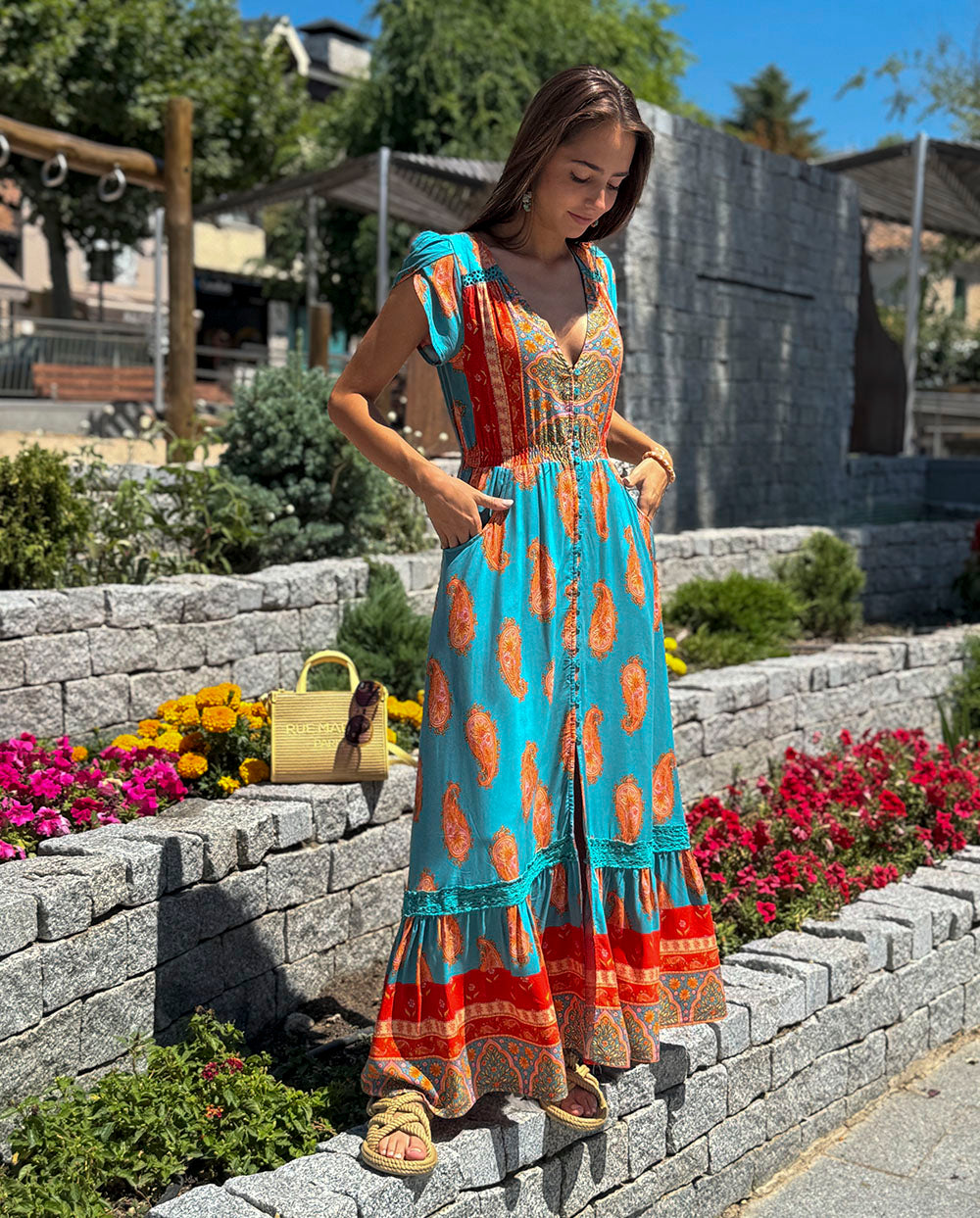 Vestido Carmen Paisley Dreams Jaase