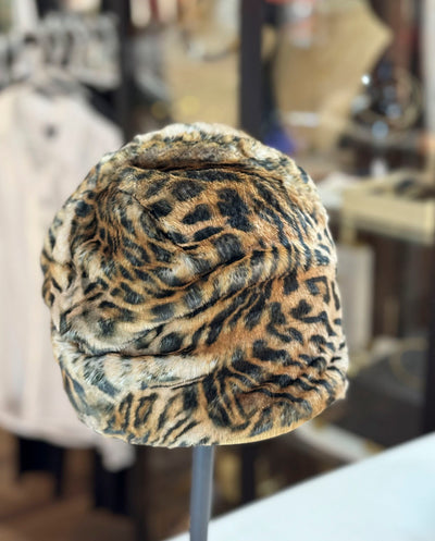 Gorro pelo animal print Poesia d´Élite