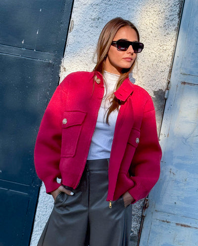 Chaqueta Biba rojo Orfeo París