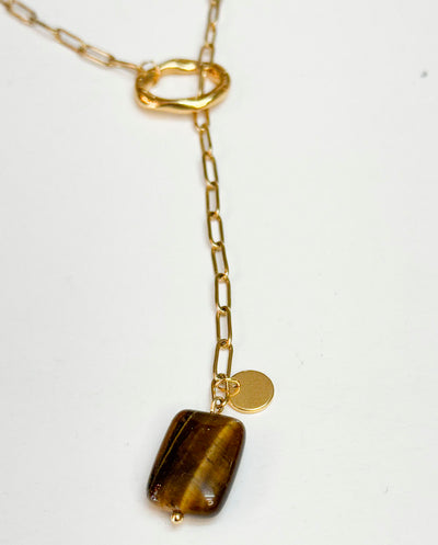 Collar Gale ojo de tigre