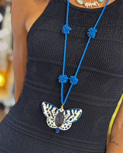 Colgante gafa mariposa Van der Ast Flippan Look