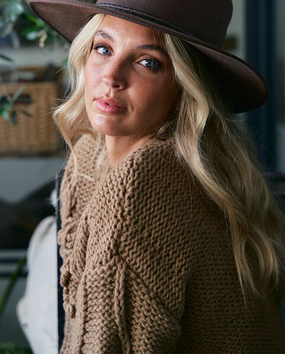 Cardigan Cozy camel Jaase