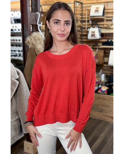 Jersey Ilsa rojo tomate Orfeo París