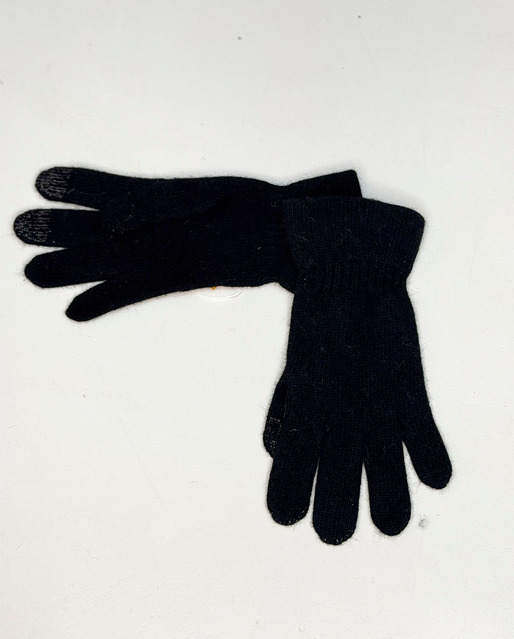 Guante angora negro Santa Cana