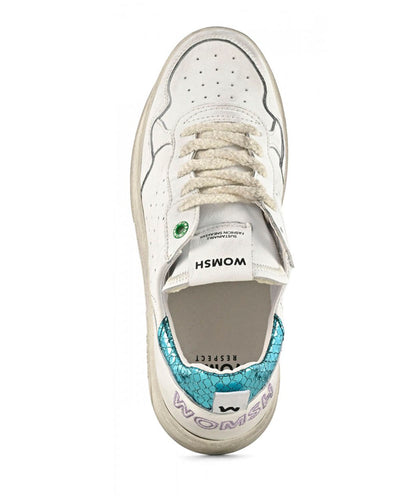 Womsh Hyper Sneaker white turquis
