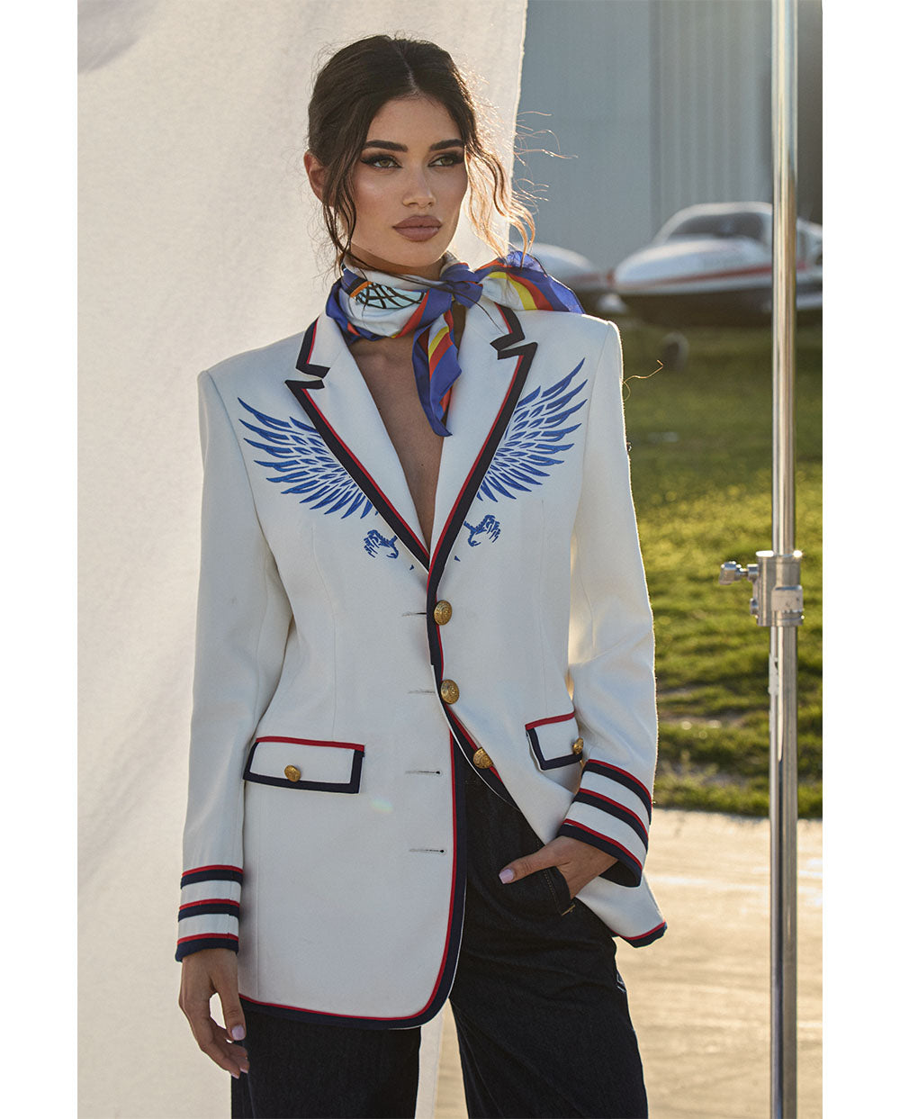 Chaqueta blanca alas L´Atelier Jacket LeCRUEL