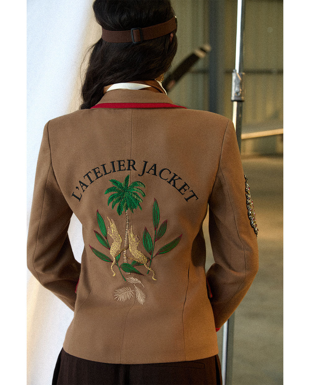 Chaqueta camel palmera L´Atelier Jacket LeCRUEL