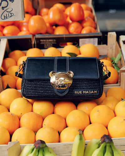 Bolso  Teddy negro Rue Madam Paris