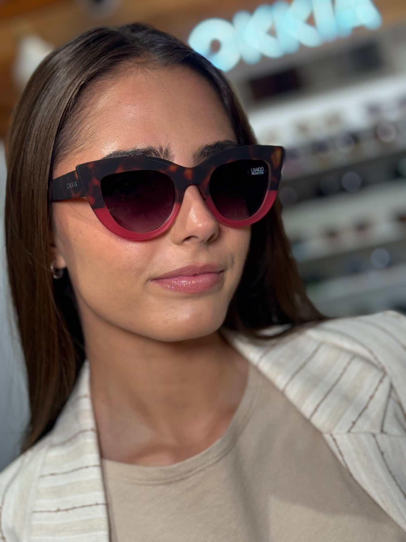 Gafa sol Claudia 013 H. Pink Okkia