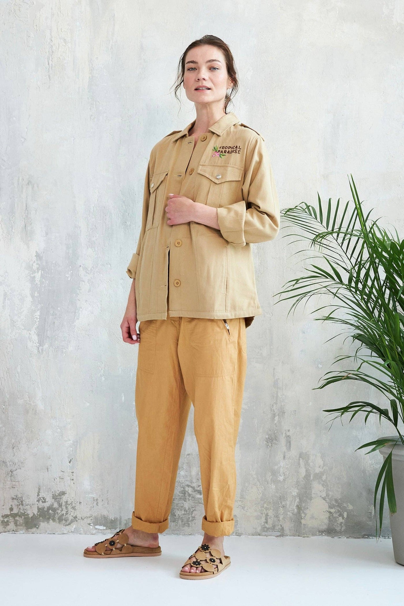Ssobrecamisa nova beige Chicosoleil