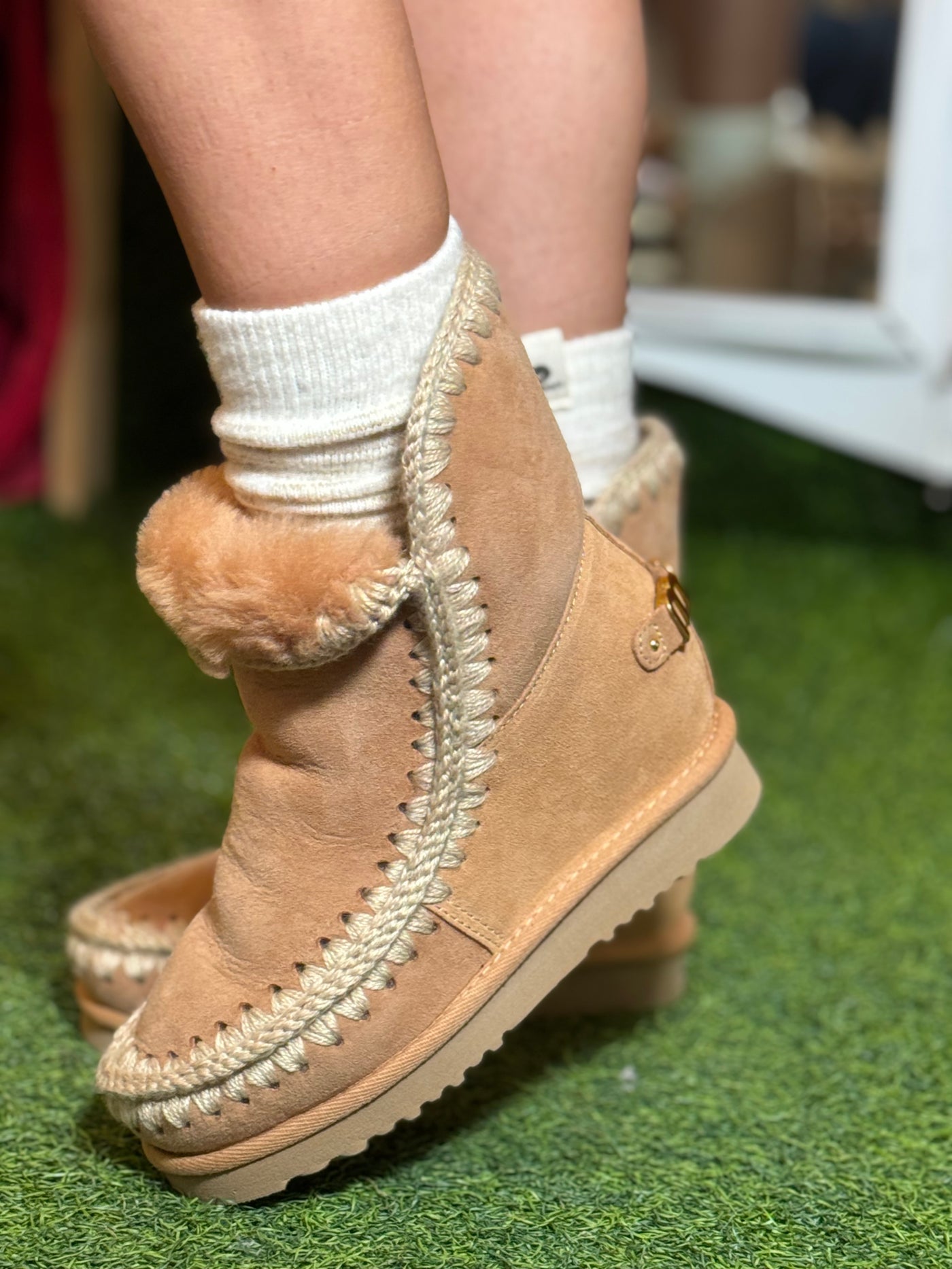 MOU Eskimo cunha interna curta cinza