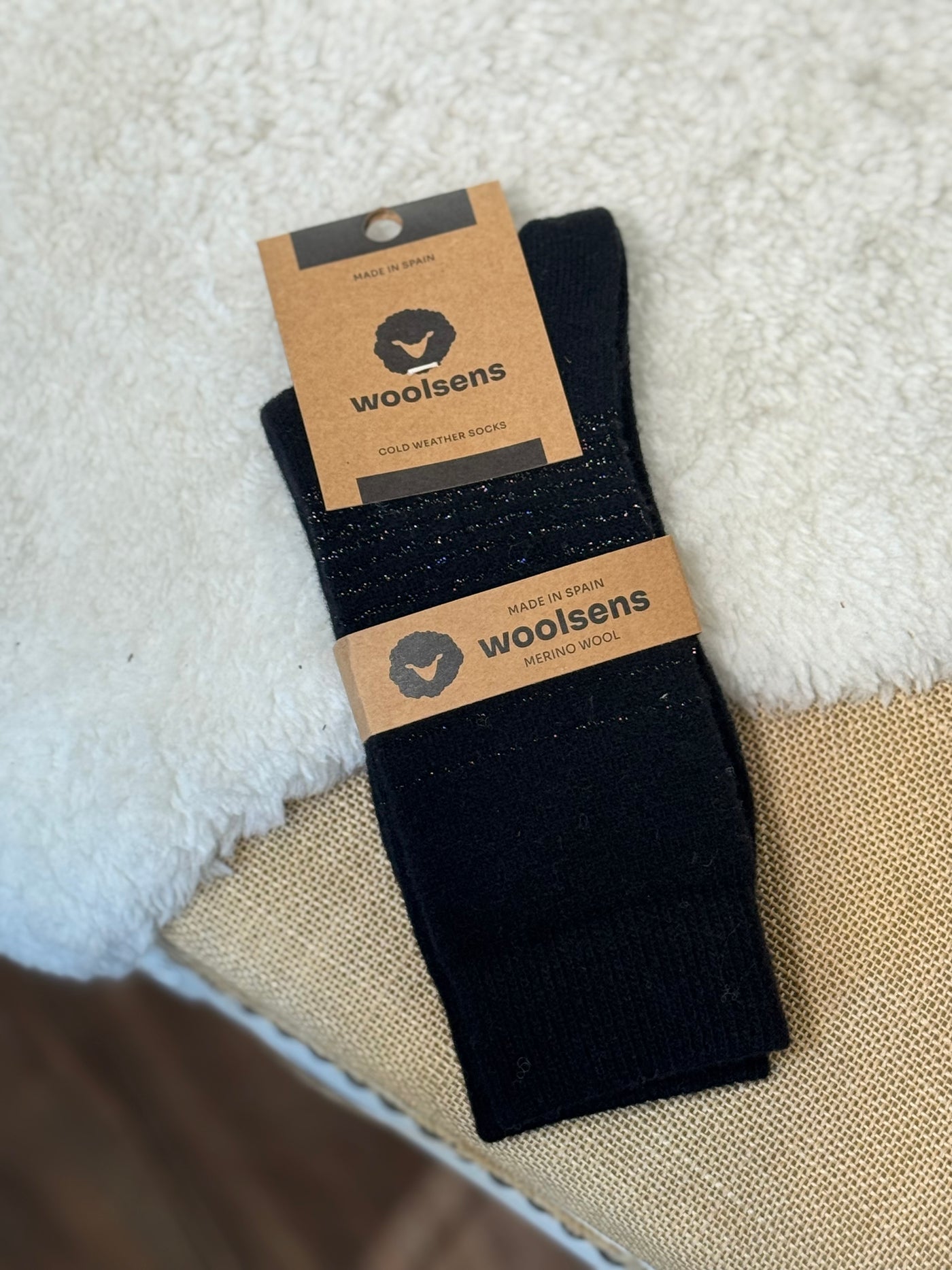 Calcetines Tokio Shine black Woolsens