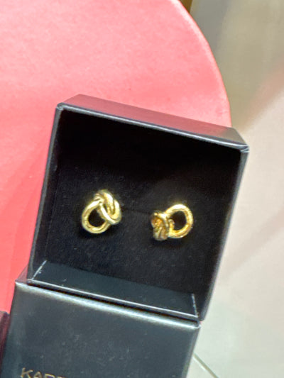 Pendientes small Squiggle oro Karen Hallam