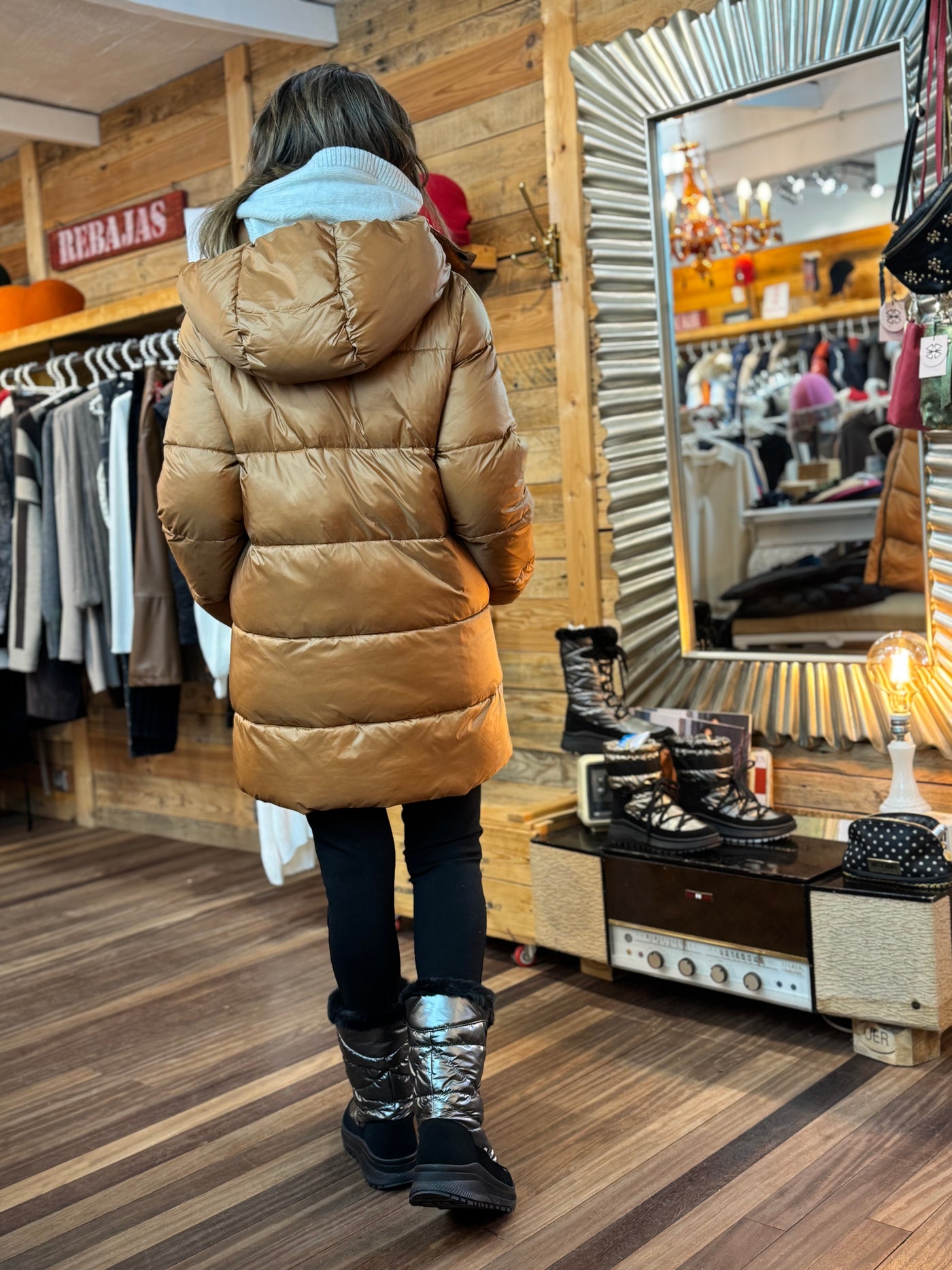 Chaqueta Charlotte tobacco Canadian Classics