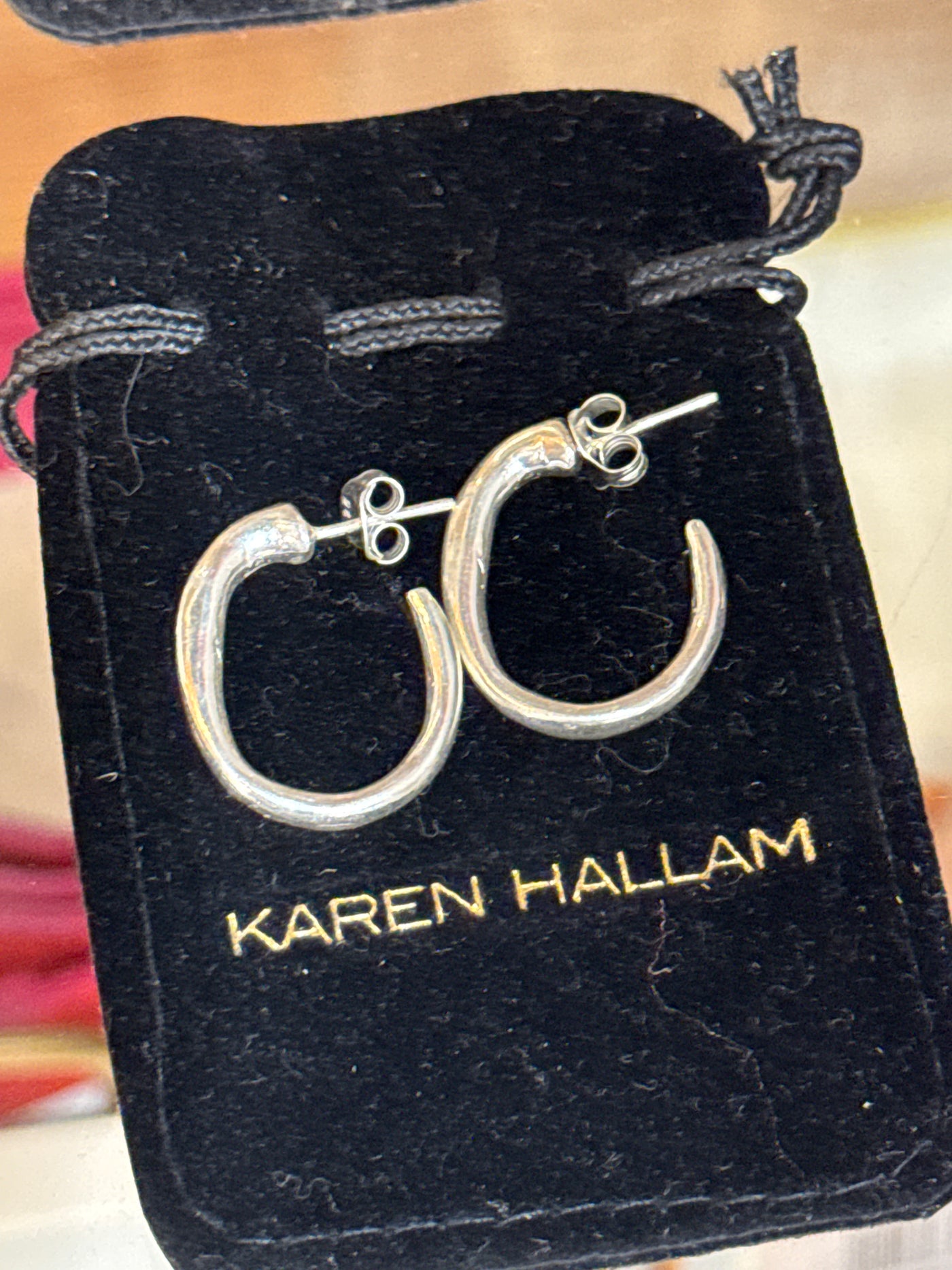 Pendientes Sally plata Karen Hallam