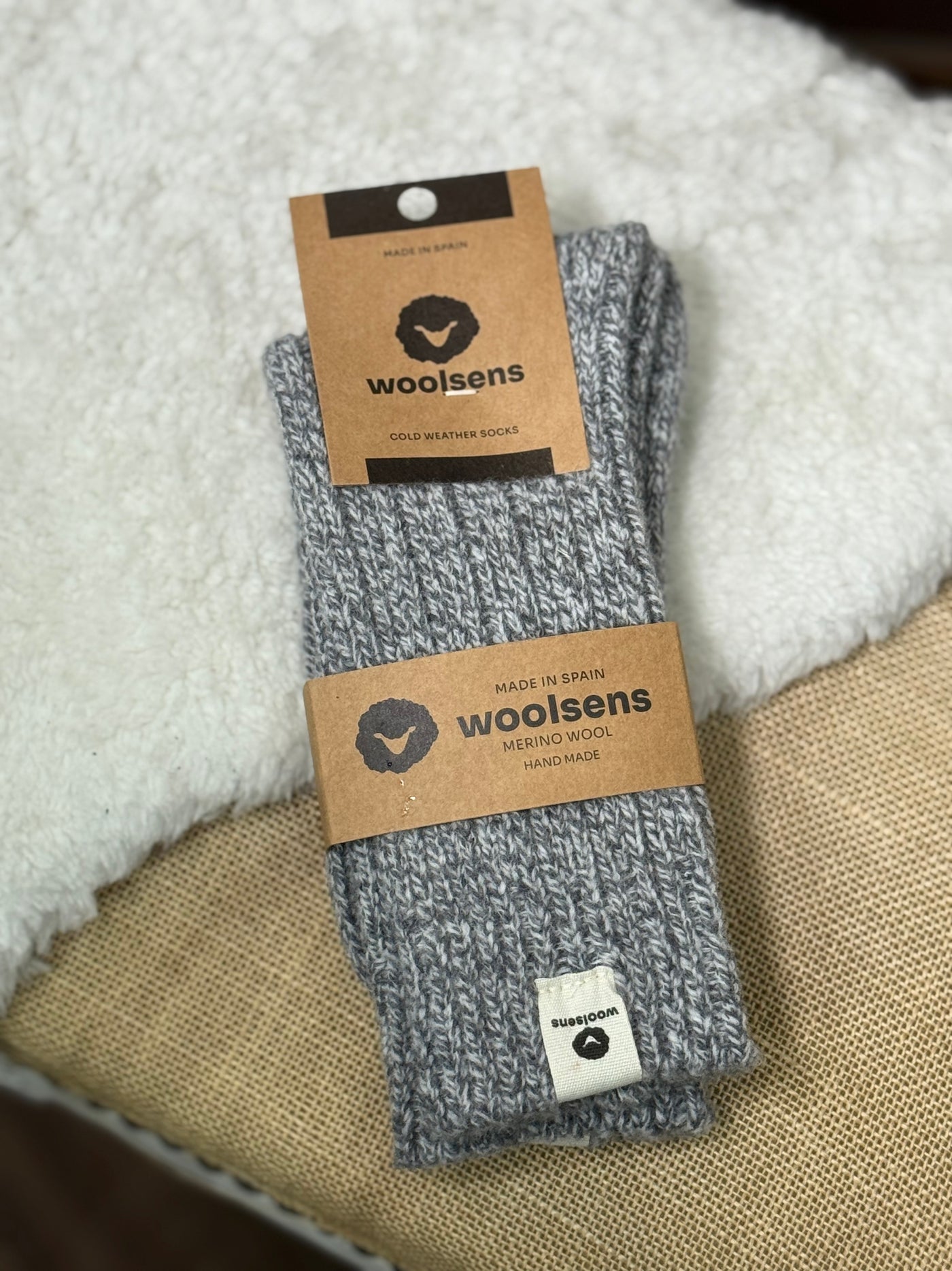 Calcetines Aspen medium grey Woolsens