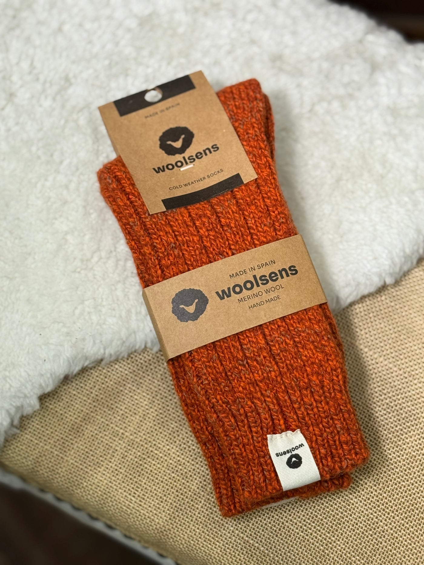 Calcetines Aspen dark orange Woolsens