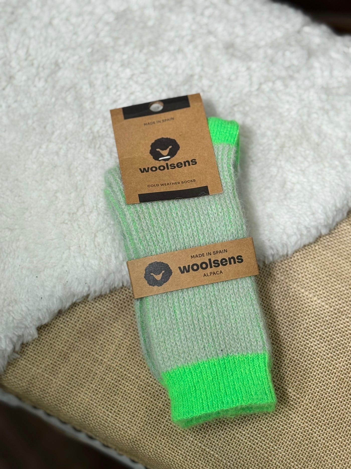 Calcetines Chamonix green Woolsens