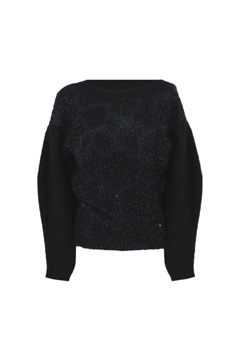 Jersey negro strass mohair Odi et Amo