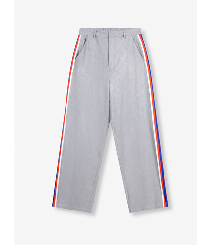 Pantalón gris plata espiga Alix the label