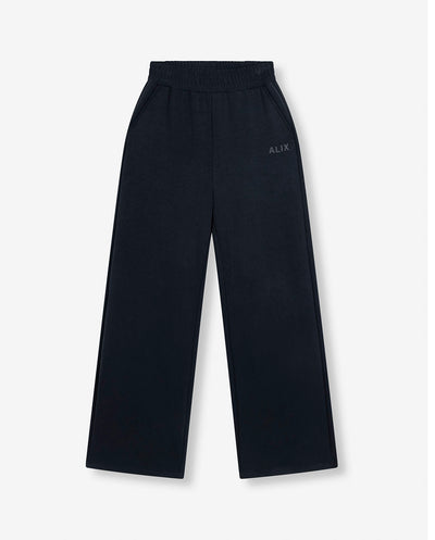 Pantalón fluido pierna ancha negro Alix the label