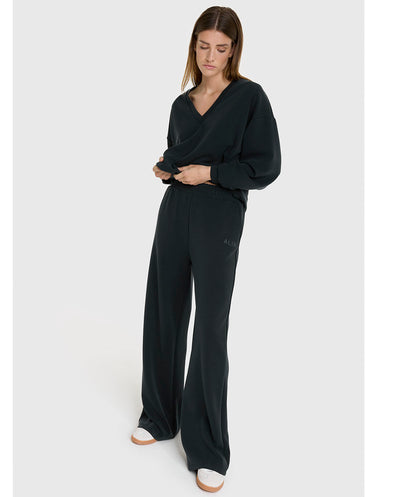 Pantalón fluido pierna ancha negro Alix the label