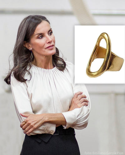 Anillo Reina Letizia Signature oro Karen Hallam