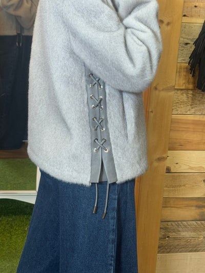 Chaqueta eco pelo gris SG405 Glox