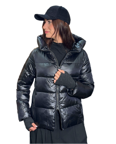Chaqueta Cape abrieron Negro Canadian Classics