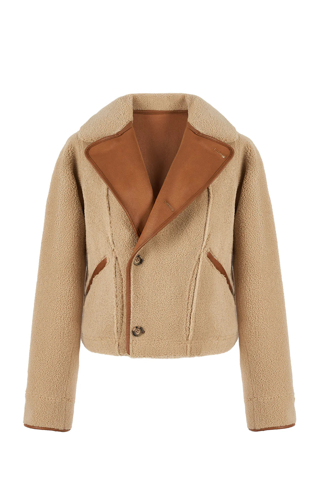 Chaqueta corta reversible tan-biscuit Urban Code