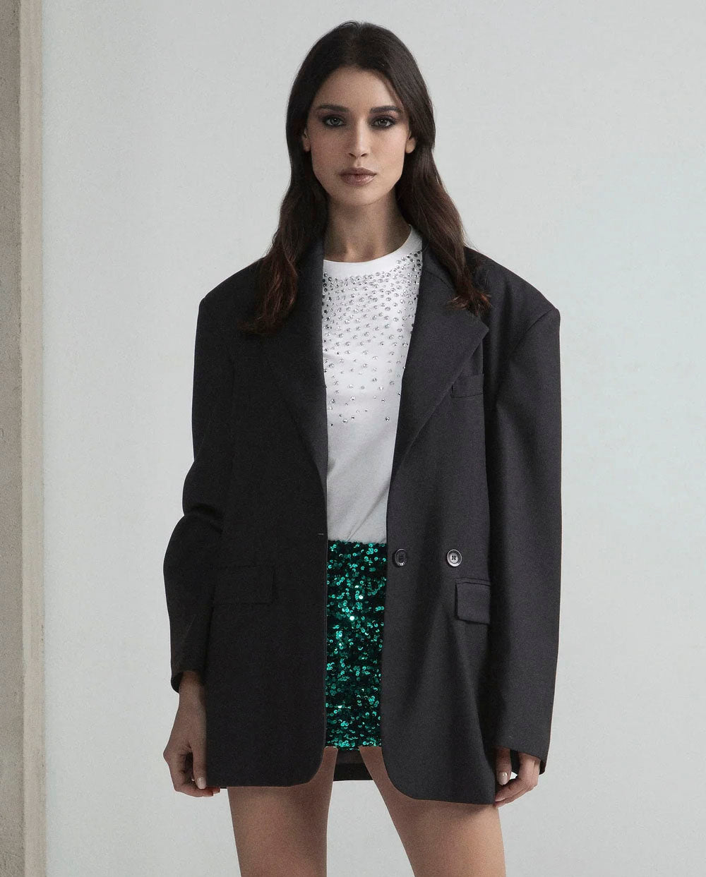 Blazer oversized negro Odi et Amo