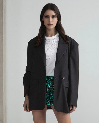 Blazer oversized negro Odi et Amo