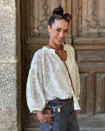 Blusa Daniele crudo Orfeo París