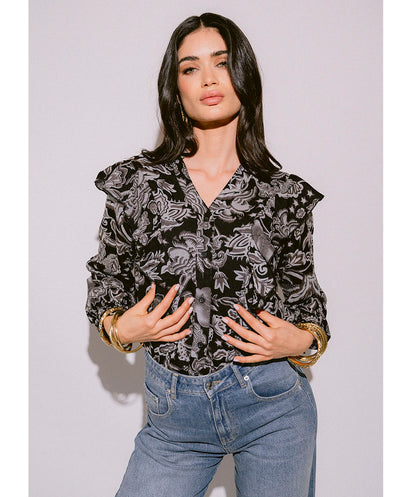 Blusa Verona Black&white Piti Cuiti