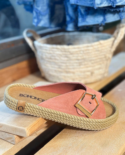 Sandalia Casablanca rosa blush Bohonomad