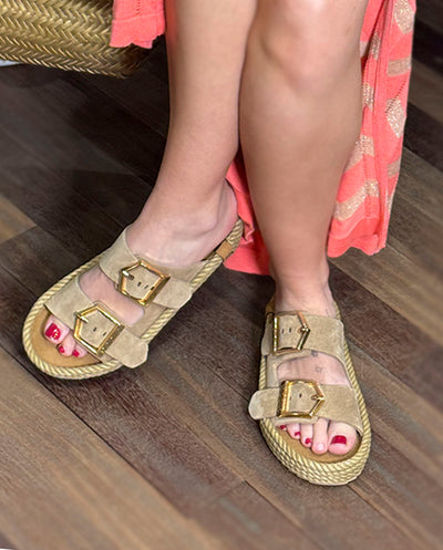 Sandalia Sydney camel Bohonomad