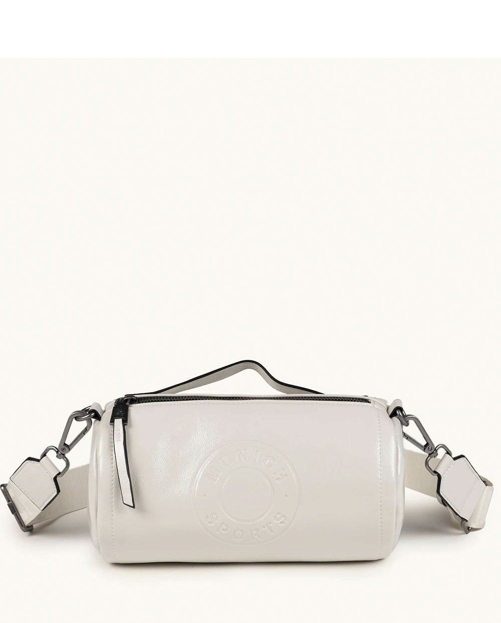 Bolso Crosbody Barrel C/White blanco Munich