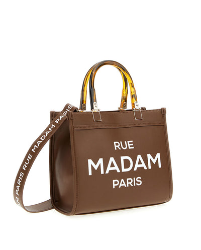 Bolso Icon Mini Tote Marrón bandolera Rue Madam Paris