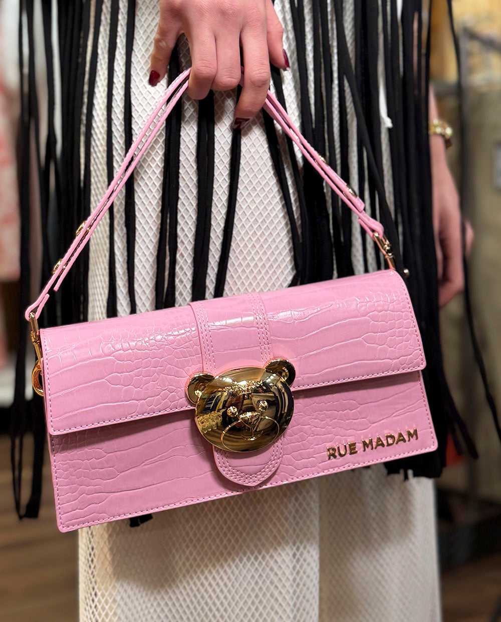 Bolso It bag Teddy rosa cocco Rue Madam Paris